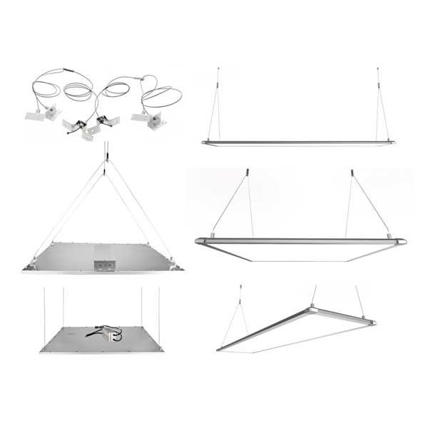 kit de fixation pour dalle led suspendu plafond